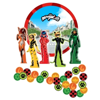 Dekorace na stůl Miraculous – 6 ks