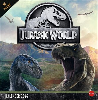 Jurassic World Broschurkalender 2026
