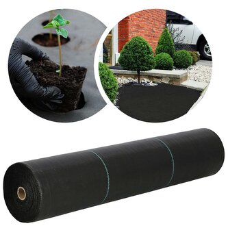 Agrotextilie proti plevelu 1,6mx 50m ultra pevná SPRINGOS AG0046 černá Agrotextilie proti plevelu 1,6mx 50m ultra pevná SPRINGOS AG0046 černá