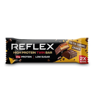Reflex High Protein Twin Bar 60 g salted caramel crunch (slaný karamel)