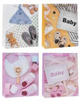 Torebka dziecięce brokat 31x40x12cm mix ROZETTE