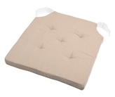 Podsedák na židli DUO VELCRO béžová 38x38x4 cm France