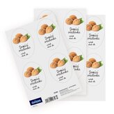 Samolepky na láhve Domácí ořechovka 12 CZ