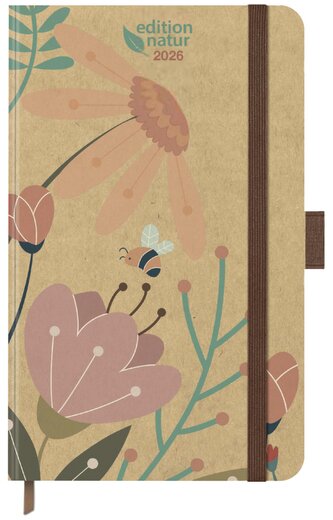 Buchkalender Times Big12 Edition Natur Little bee 2026