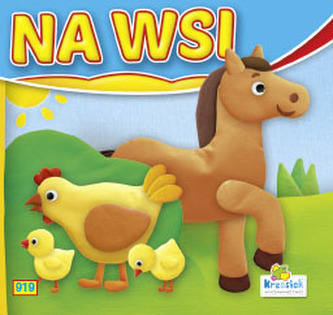 Na wsi - Koń i kura. Książeczka harmonijka