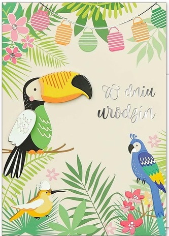 Karnet urodziny CN-555