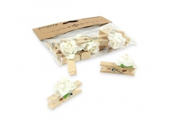 Dekoracje drewniane 10szt