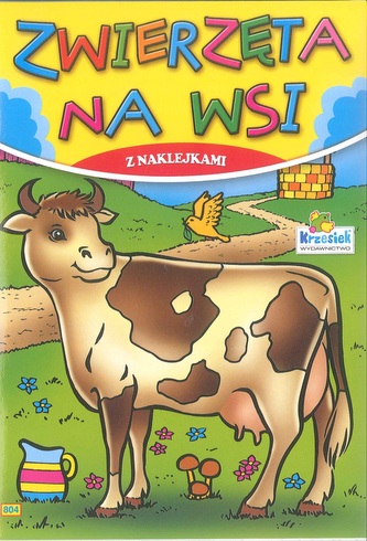 Kolorowanka Zwierzęta na wsi. Krowa ( A5, 16 stron)
