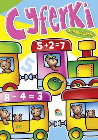 Kolorowanka. Cyferki - Świnka w traktorze (A5, 16 str.)