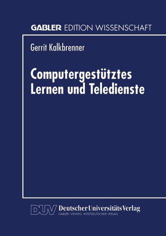 Computergestütztes Lernen und Teledienste