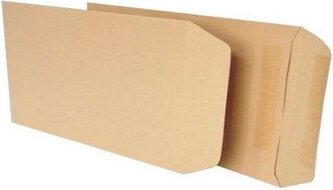 Koperta C4 HK RBD brązowa op. 25szt.(229X324x38) 130g