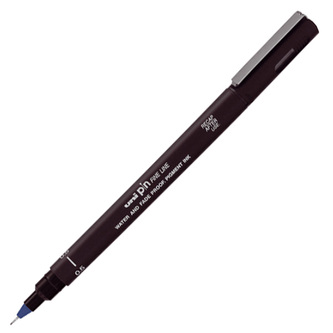 Cienkopis kreślarski Uni PIN 05-200 niebieski *