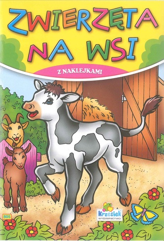 Kolorowanka Zwierzęta na wsi. Cielaczek ( A5, 16 stron)