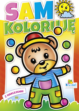 Kolorowanka A4 16 str. Sam koloruję Miś