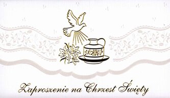 Zaproszenie z wymienną cyfrą ecri op.10szt