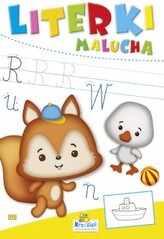 Kolorowanka Literki malucha - Wiewiórka i kaczka (B5, 16 str.)