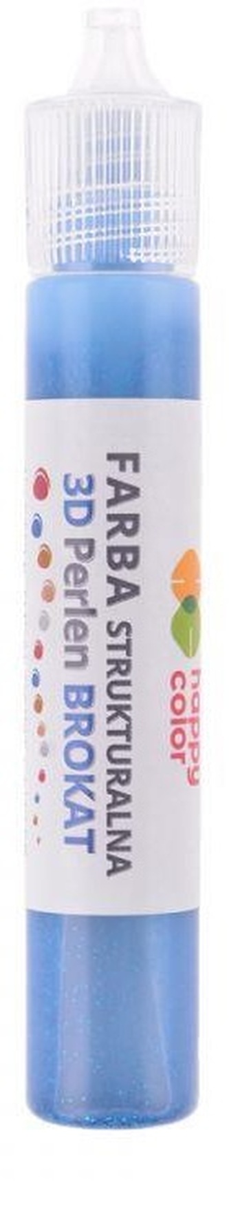 Farba 3D 32ml brokatowa niebieska