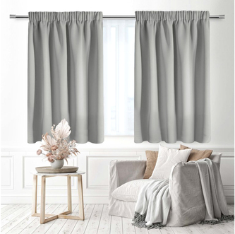 Zatemňovací závěs s řasící páskou "BLACKOUT" 135x180 cm MARIGOT světle šedá (cena za 1 kus) MyBestHome