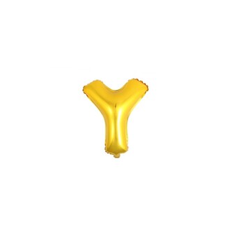 Balon Litera "Y"  złoty 81cm (32")
