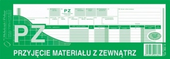 Przyjęcie materiału1/2 A4 (PZ)362-0