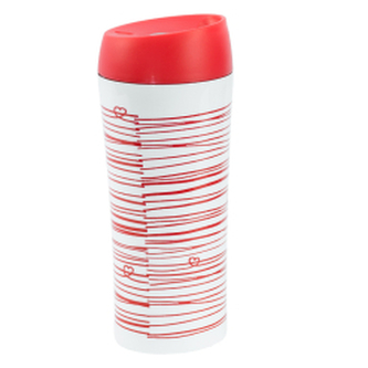 Kubek termiczny 400ml - Paski - AM-LOVE *