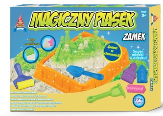 Piasek. Zestaw  świecący piasek zamek 2 *