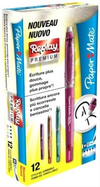 Długopis jednorazowy Paper Mate REPLAY (1901326) 12szt