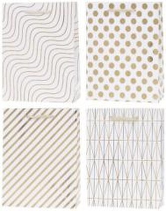 Torebka Lux 26x32x10cm hot-stamp mix ROZETTE