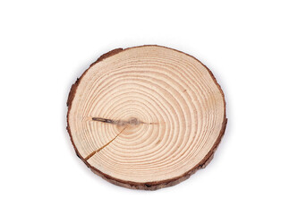 Přírodní dřevěné kolečko / podložka k domalování a dotvoření 2. jakost - 1 ks - 1 (Ø14 cm) přírodní