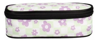 Piórnik szachownica kwiatki