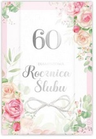 Karnet 60 Rocznica ślubu B6 LUX