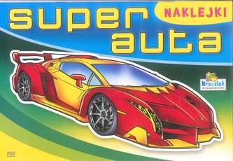 Kolorowanka. Super auta - Sportowy niebieskie (B5, 12 str.)