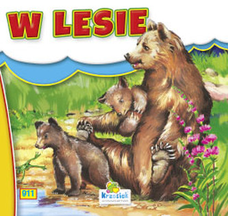 W lesie - Misie. Książeczka harmonijka