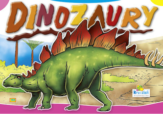 Kolorowanka A5 16 str. mała Dinozaury - zielony