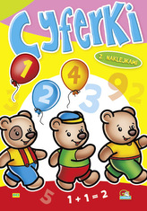 Kolorowanka. Cyferki - Trzy misie (A5, 16 str.)