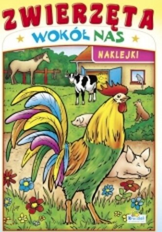Kolorowanka Zwierzęta wokół nas A4 Kogut