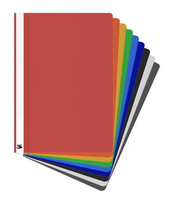 Skoroszyt sztywny niewpinany A4 PCV biały