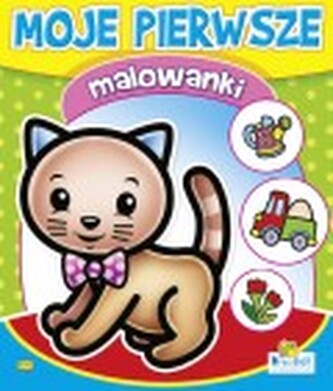 Kolorowanka Moje pierwsze malowanki 1,63x1,92cm16 str. Kotek