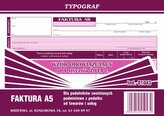 Faktura A5 poziom (s) dla podatników zwolnionych podmiotowo z podatku od towaru 01043