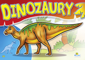 Kolorowanka. Dinozaury - Dino brązowo zielony (A4, 16 str.)