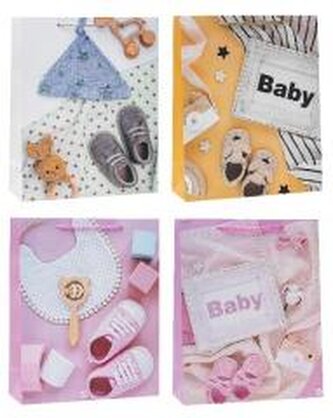 Torebka dziecięce brokat 26x32x10cm mix ROZETTE