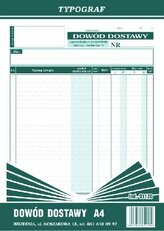 Dowód dostawy A4 01120