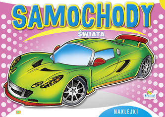 Kolorowanka. Samochody świata - Samochód sportowy zielony(A-4, 16 str.)