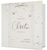 Karnet Chrzest święty SIlver od Matki Chrzestnej UK-SILVER-22