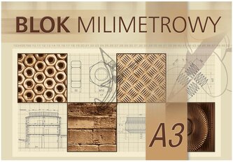 Blok milimetrowy A3 20 kartek