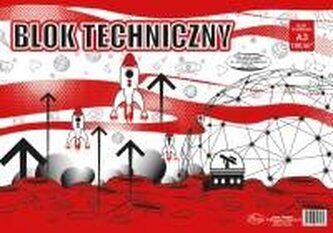 Blok techniczny A3 biały 190g\n 10szt/opak