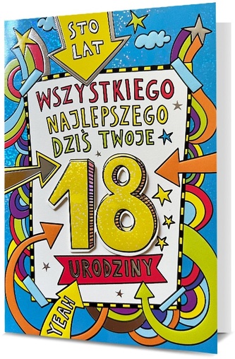 Karnet HM200 18 Urodziny HM200-2635