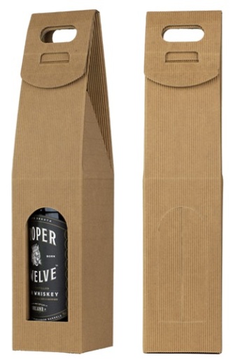 Pudełko na butelkę naturalne OP-PN-1 op.10 szt.