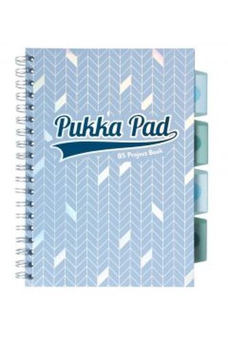 Kołonotes B5 200 kartek kratka  Project Book Glee jasny niebieski