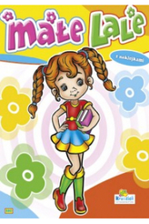 Kolorowanka. Małe lale - Dziewczynka z warkoczykami (A-5, 16 str.)